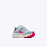 HOKA Clifton 10 Little Kids dziecięce buty do biegania Overcast / Neon Dragonfruit