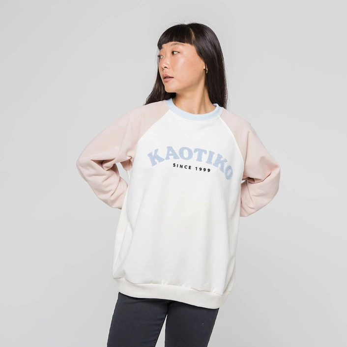 Kaotiko CREW AROA SWEATSHIRT PINK