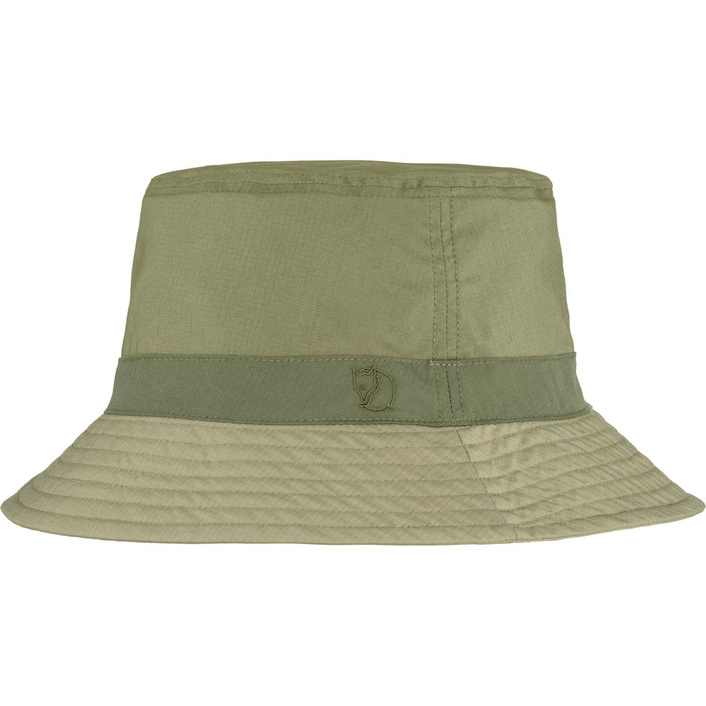 Fjallraven REVERSIBLE BUCKET HAT Sand Stone-Light Olive