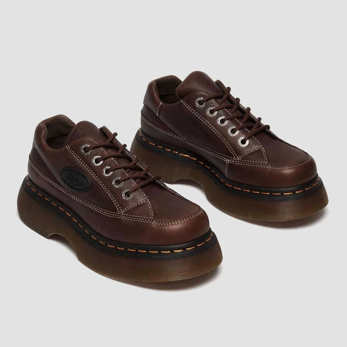 Dr. Martens półbuty Buzz 5-Eye Grizzly ciemnobrązowe damskie 41129200