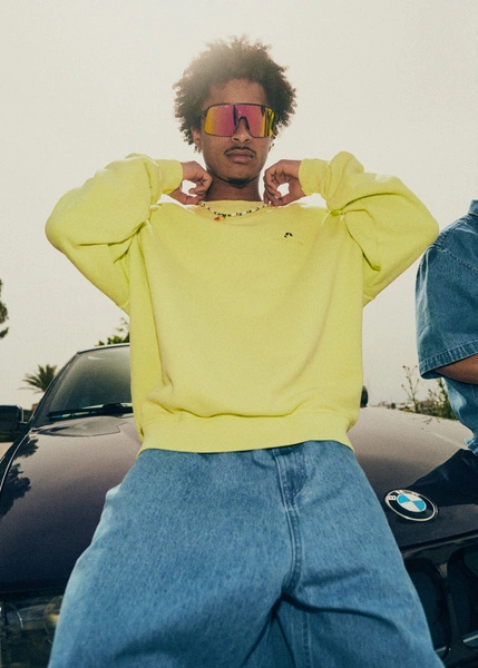 Bluza męska Coalition CLTN CREWNECK – limonka