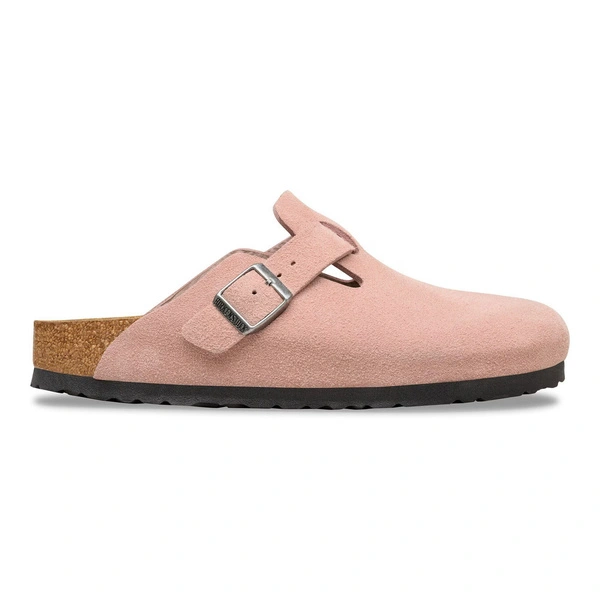 Birkenstock Boston Suede Leather Pink Clay 1031618 ( Regular Fit )