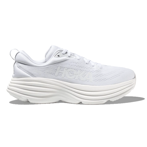 HOKA Bondi 8 męskie buty do biegania White / White