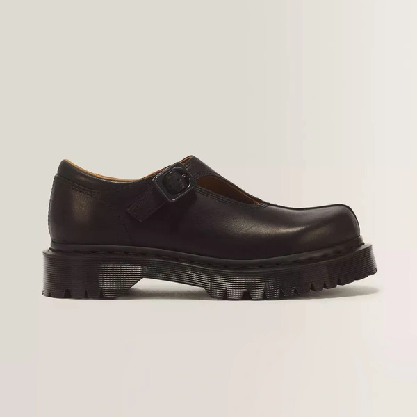 Dr. Martens półbuty Mary Jane Rejena Old Harness czarne damskie 42799001