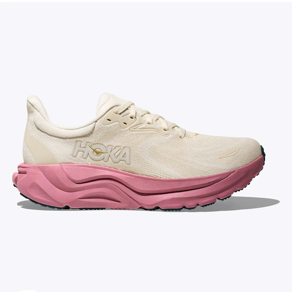 HOKA Arahi 8 damskie buty do biegania Alabaster / Lingonberry