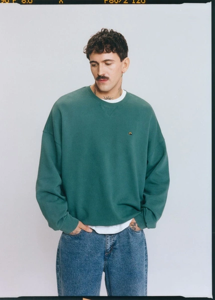 Bluza męska Coalition CLTN SK8 C – turkus