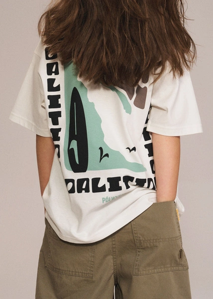 Koszulka dziecięca Coalition CLTN K CHECK – off white