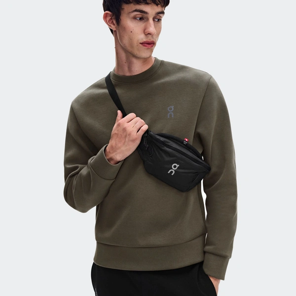 On Męska Bluza Focus Tech Crew Bark-Apparel 1MF30314966