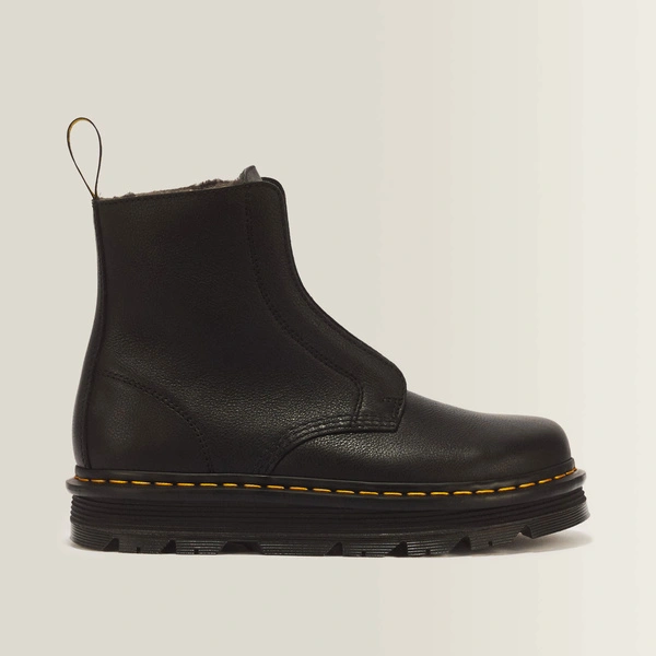 Dr. Martens buty zimowe wsuwane Zebzag Laceless ocieplane czarne 43579001