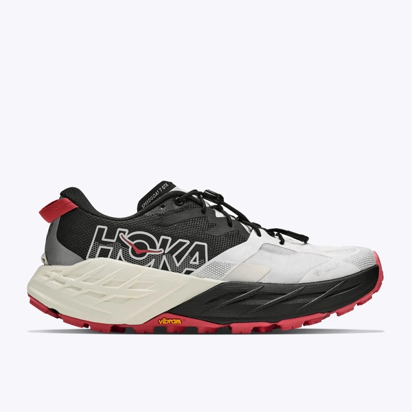 HOKA Speedgoat 7 GORE-TEX damskie buty do biegania w terenie Alabaster/Black