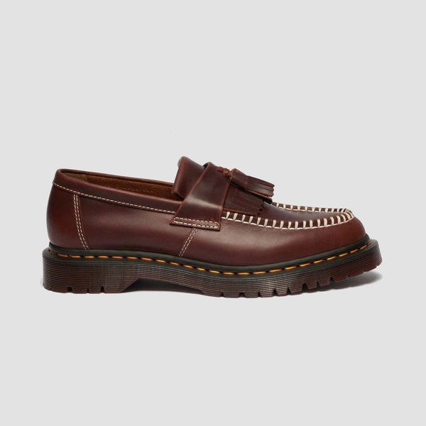 Dr. Martens loafersy z frędzlami Adrian Ben Orleans karmelowe 42849200