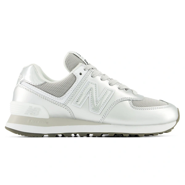 New Balance Buty Sneakersy Damskie 574 W574428 Srebrne
