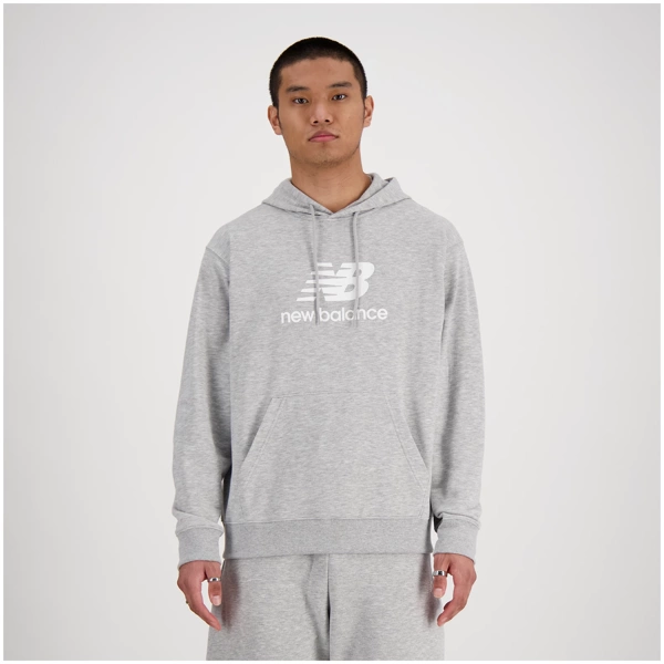New Balance Bluza Męska Big Logo MT41501AG Szara