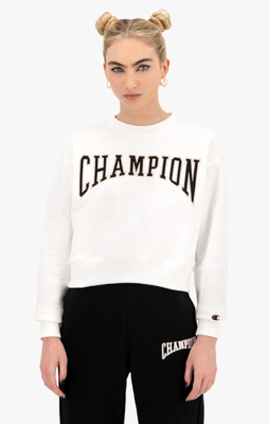 Champion COLLEGIATE LOGO BLEND CROPPED SWEATSHIRT