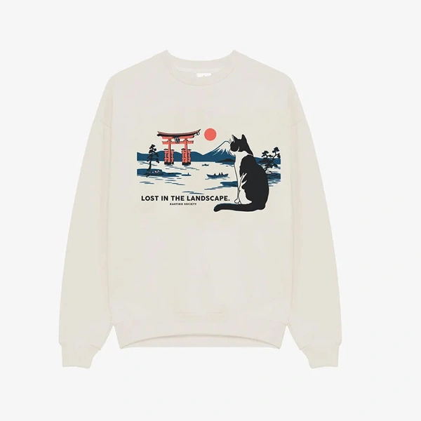 Kaotiko Crew Landscape Sweatshirt AS009-01-M002