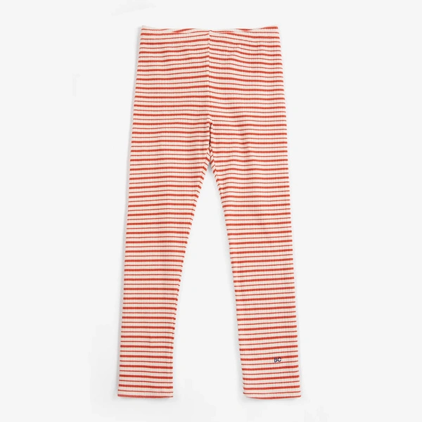 BOBO CHOSES Dziecięce Legginsy BC red stripes