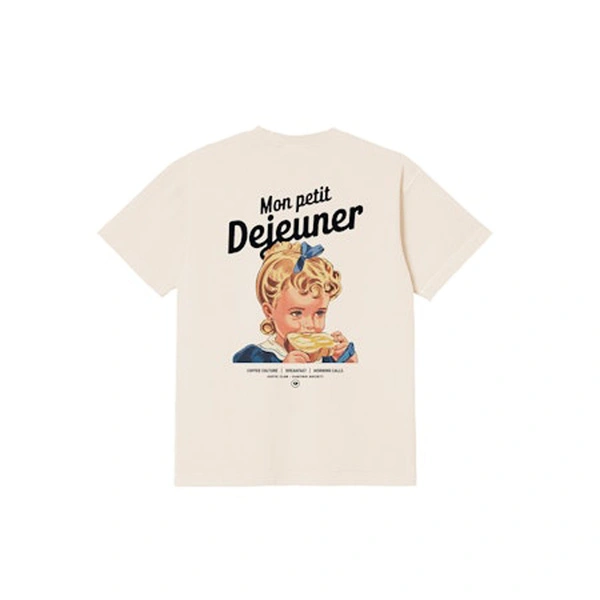 Kaotiko Mont Petit Dejeuner Organic Cotton T-shirt AS011-01-G002