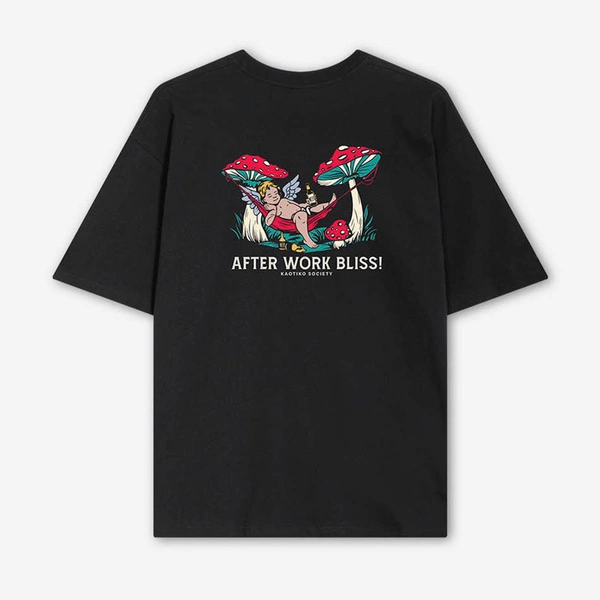 Kaotiko After Work Black T-shirt AR003-01-G002