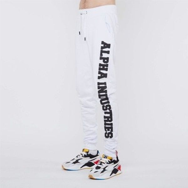 Alpha Industries Big Letters Jogger WHITE