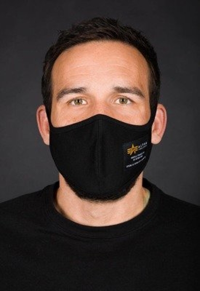 Alpha Industries Crew face Mask BLACK