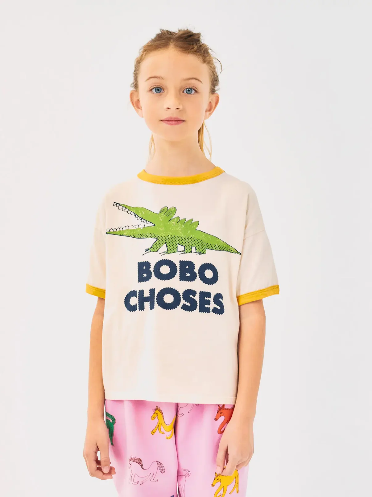 BOBO CHOSES KOSZULKA BAWEŁNA ORGANICZNA TALKING CROCODILE