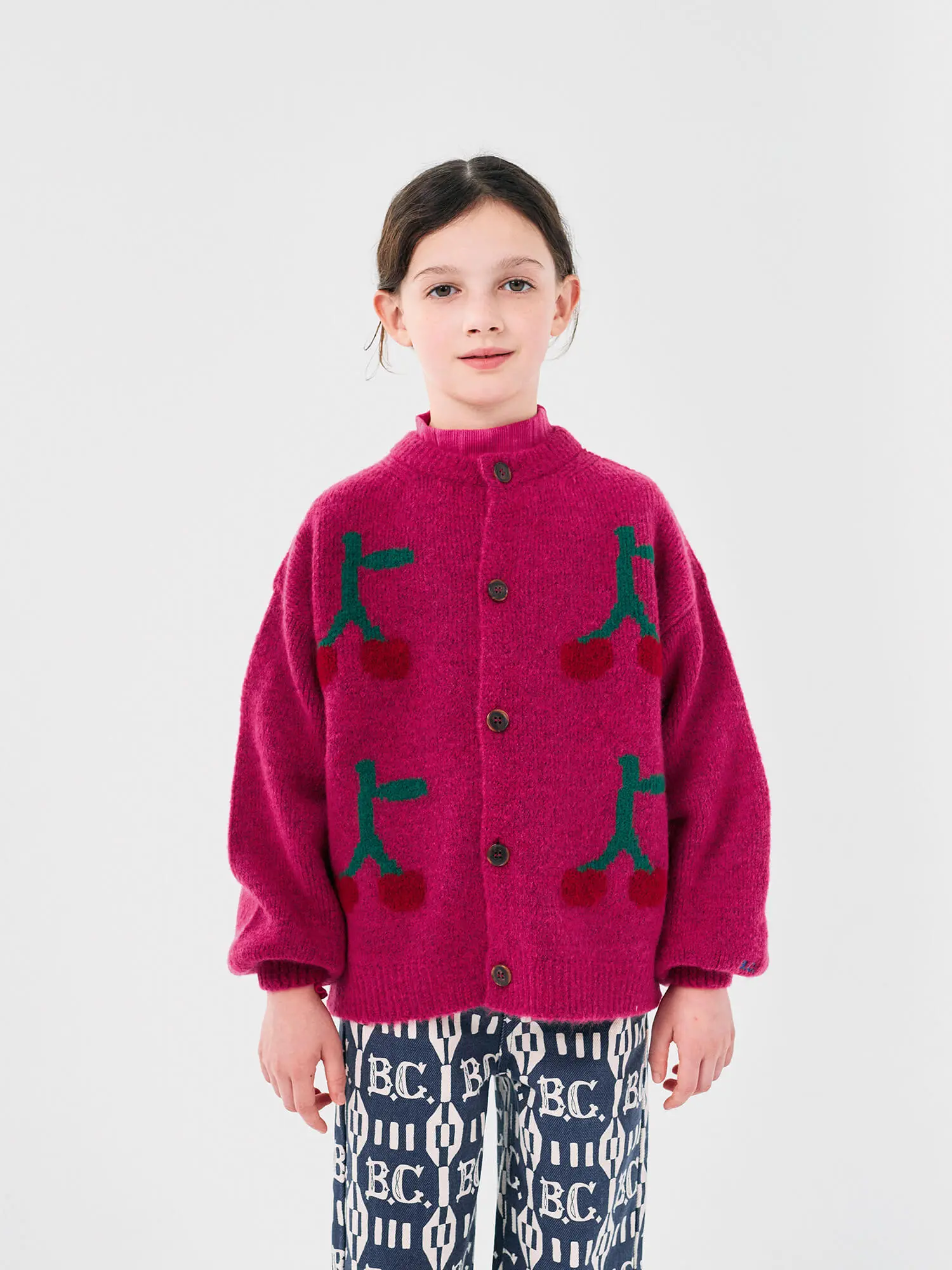 BOBO CHOSES SWETEREK CHERRY INTARSIA