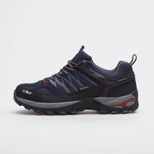 CMP RIGEL LOW TREKKING SHOES WP ASPHALT/SYRAH