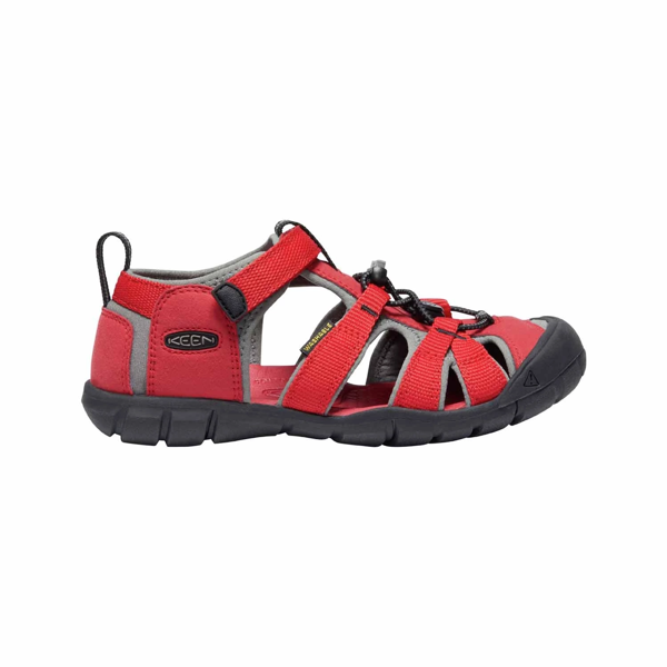 KEEN SEACAMP II CNX JUNIOR RACING RED/GARGOYLE