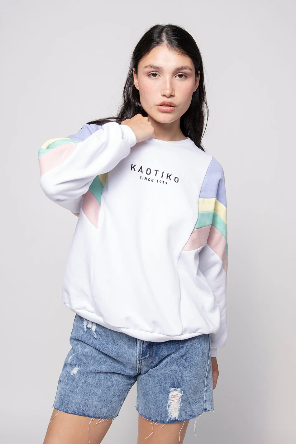 Kaotiko White Ginger Sweatshirt