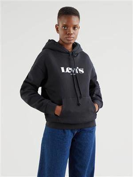 Levi's WMNS GRAPHIC STANDARD HOODIE NEW LOGO BLACK