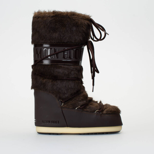 MOON BOOT ICON FAUX FUR BROWN 14089000004