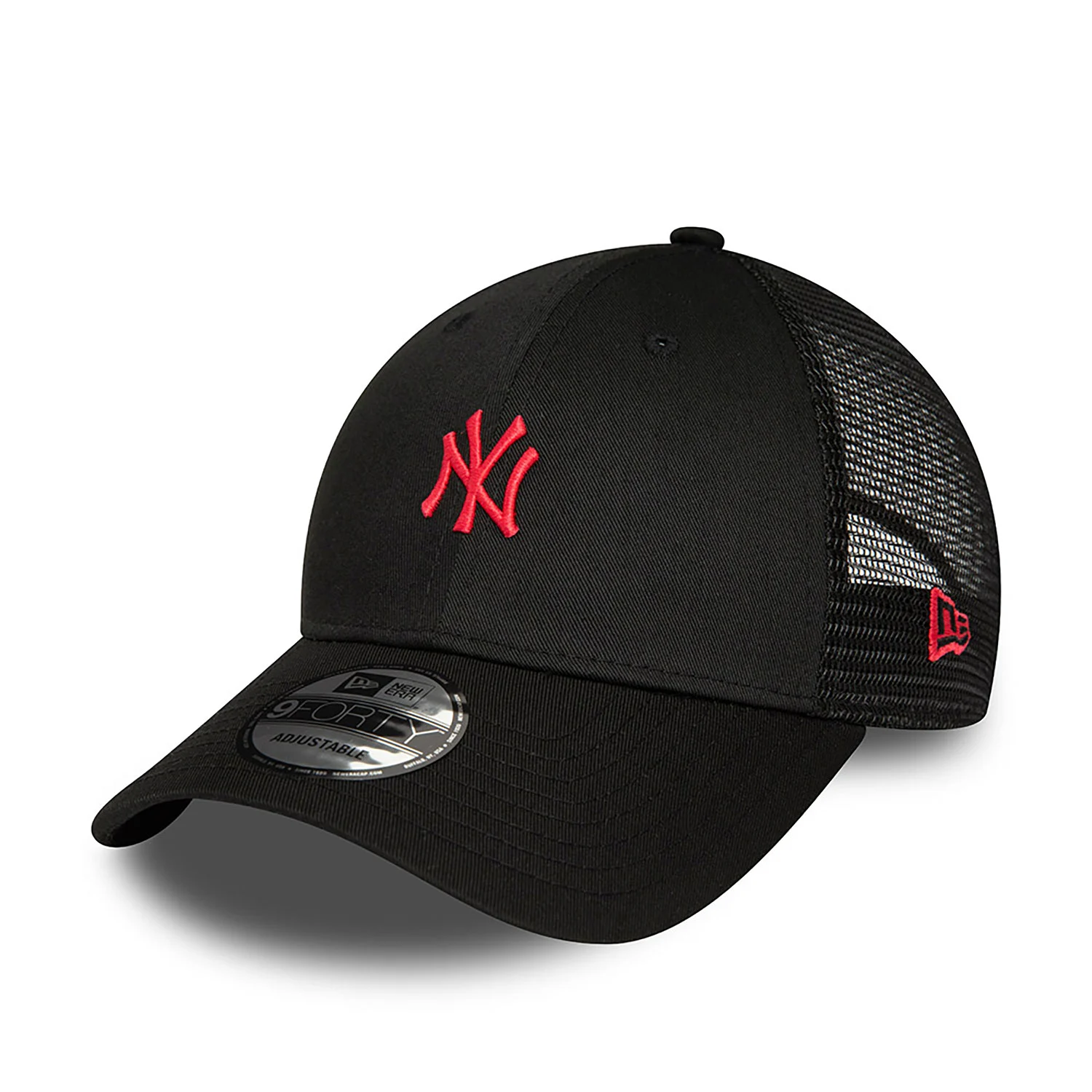 New Era New York Yankees Home Field Black 9FORTY Trucker Cap