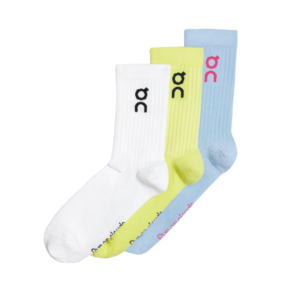 On Running LOGO SOCK 3-PACK Zest-stratosphere 39901721