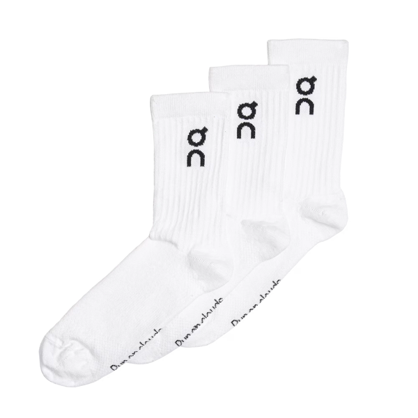 On Running LOGO SOCK 3PACK UNISEX White 39901718