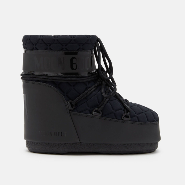 ŚNIEGOWCE MOON BOOT ICON LOW QUILT BLACK