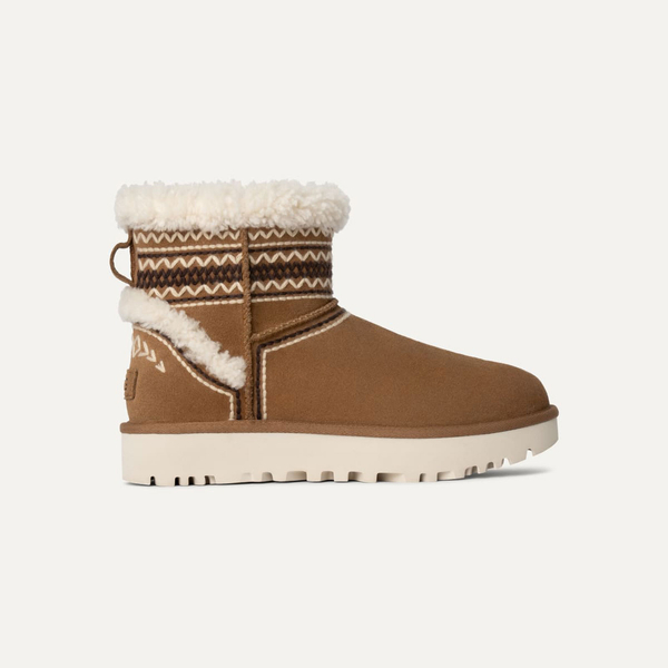 UGG W CLASSIC MINI ATHERSON BOOT CHESTNUT