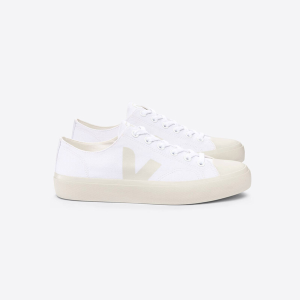 Veja WATA II LOW CANVAS WHITE PIERRE