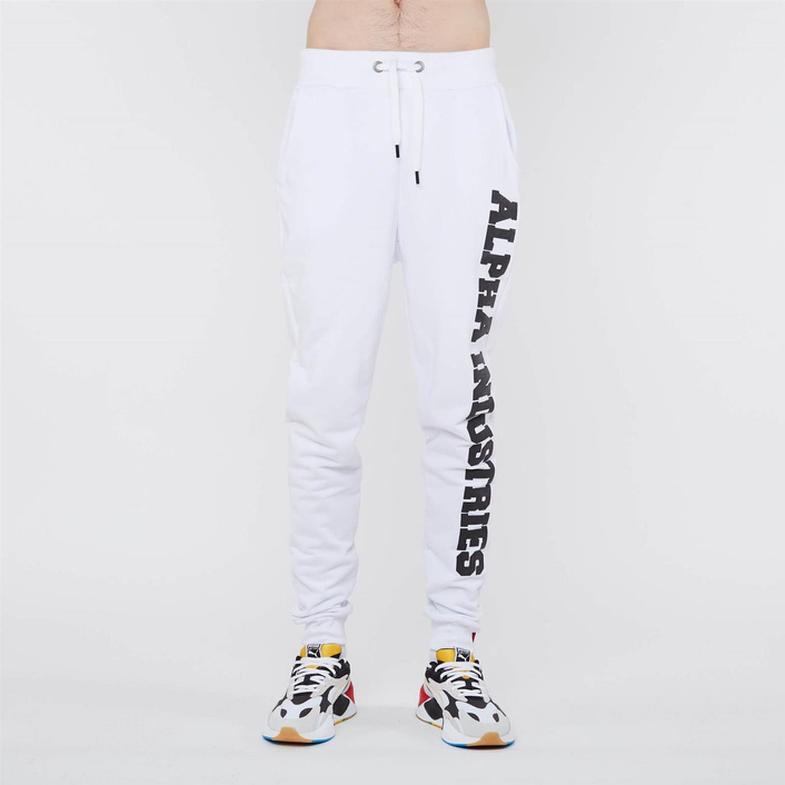 Alpha Industries Big Letters Jogger WHITE