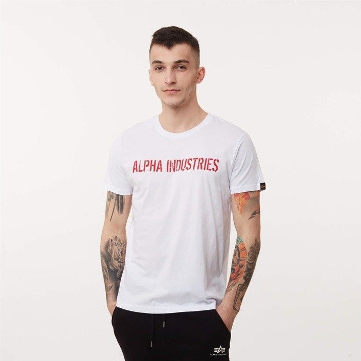 Alpha Industries RBF Moto T-Shirt White