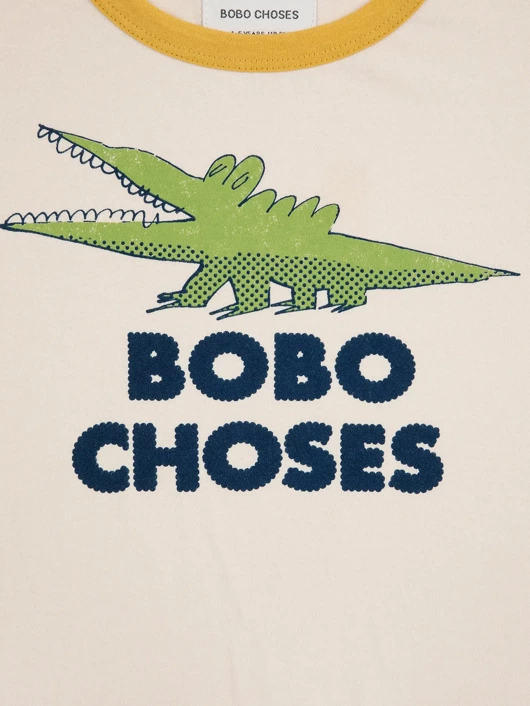 BOBO CHOSES KOSZULKA BAWEŁNA ORGANICZNA TALKING CROCODILE