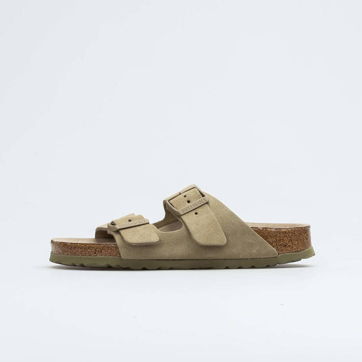 Birkenstock Sandały męskie Arizona SFB VL Faded Khaki 1019045