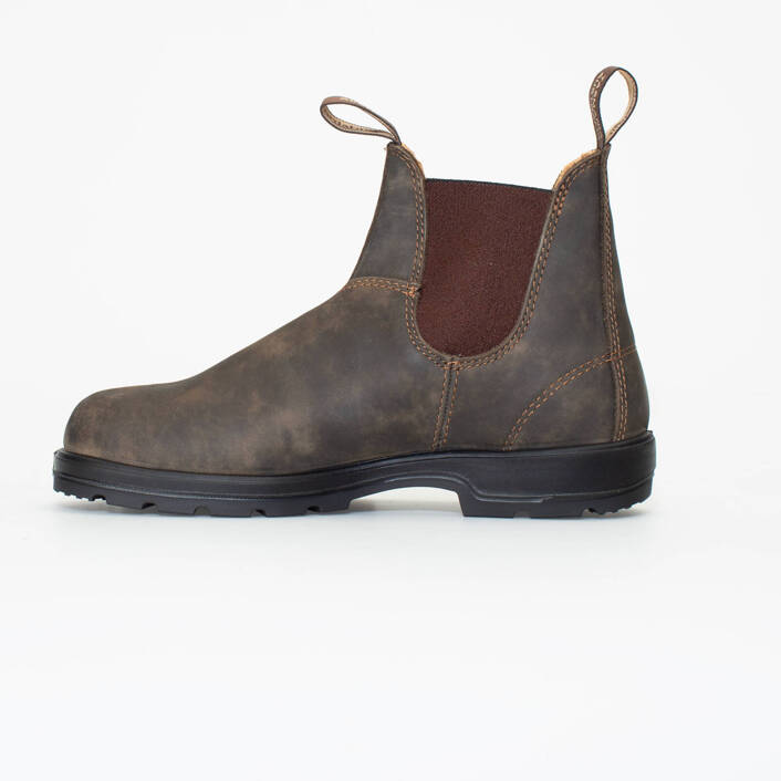 Blundstone 585 Sztyblety CHELSEA BOOTS RUSTIC BROWN