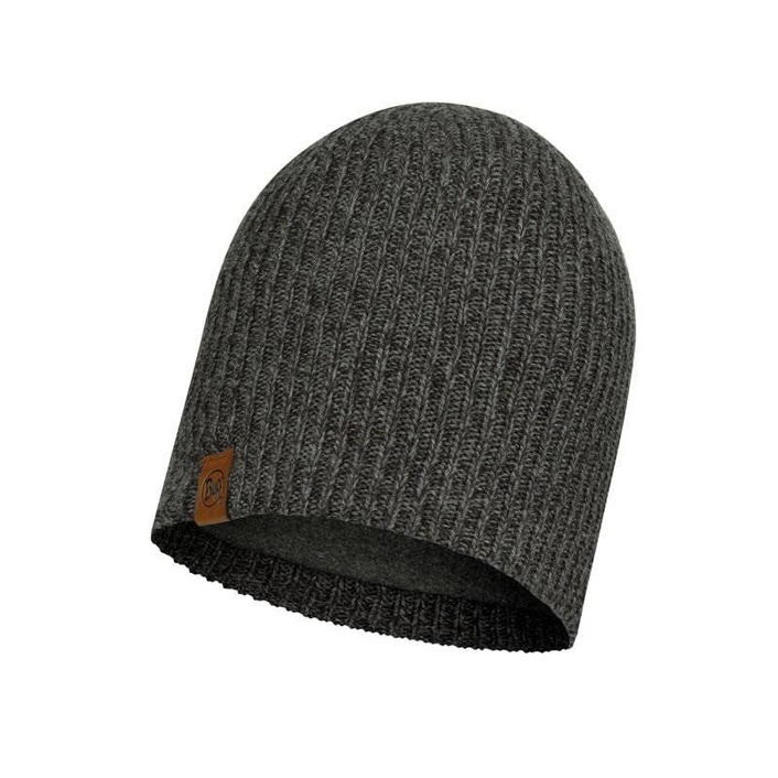 Buff Czapka Knitted & Fleece Hat Lyne GREY