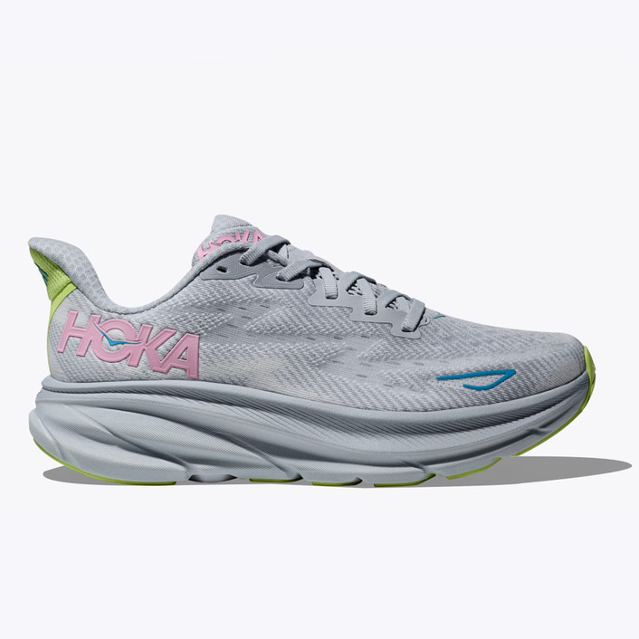 HOKA CLIFTON 9 Damskie Buty Do Biegania Szare 1127896-GLLS