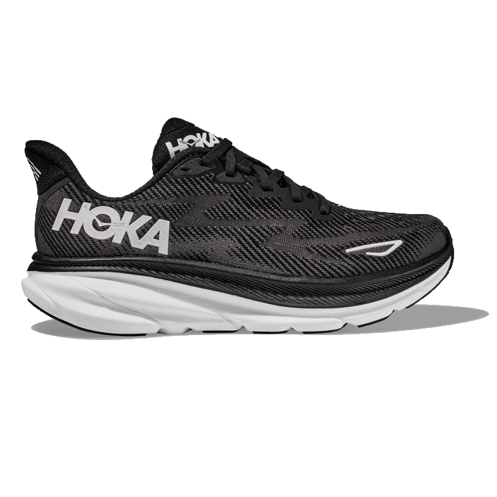 Hoka MEN'S CLIFTON 9 BLACK/WHITE