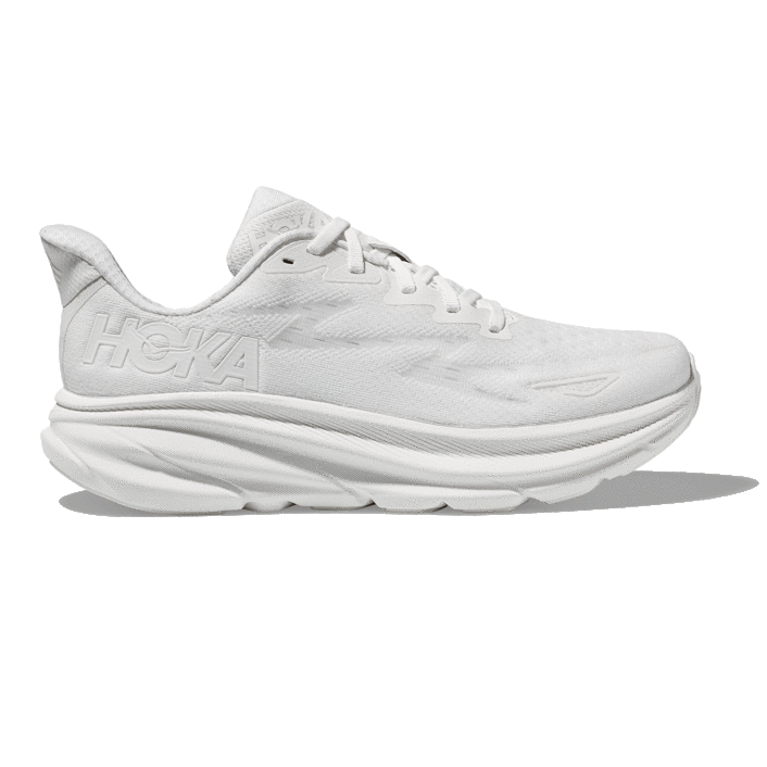 Hoka MEN'S CLIFTON 9 WHITE/WHITE