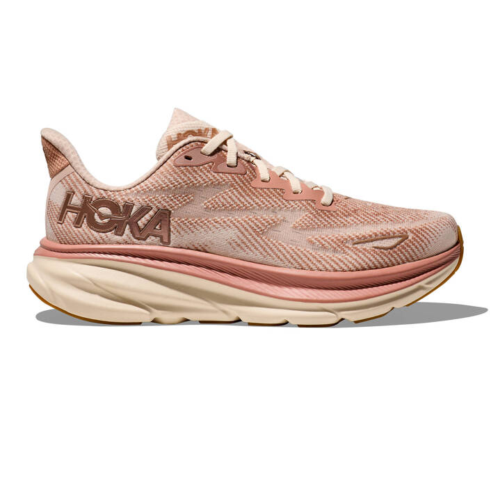 Hoka WOMEN'S CLIFTON 9 SANDSTORM/CREAM