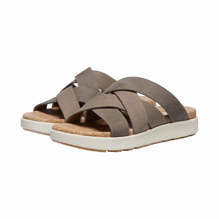 KEEN ELLE MIXED SLIDE BRINDLE/BIRCH