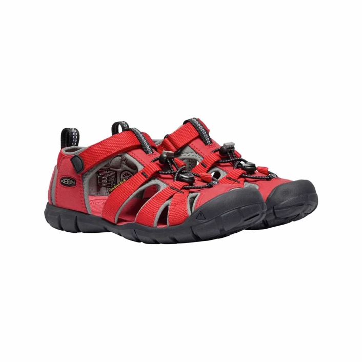 KEEN SEACAMP II CNX JUNIOR RACING RED/GARGOYLE