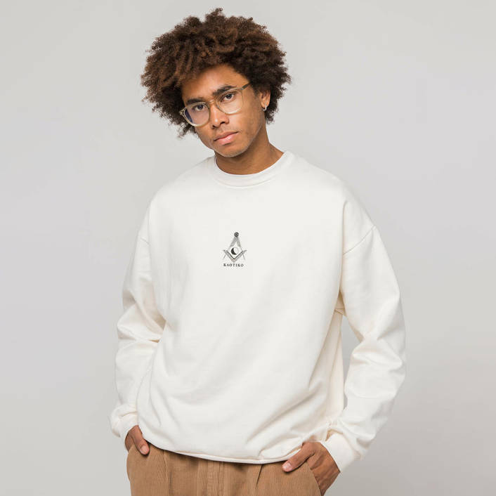 Kaotiko Ivory Mason Sweatshirt